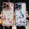 Hülle Für Huawei Honor Magic 7 Lite 50 P30 P40 Pro Nova 9 Hülle Galvanisiert Klar Schmetterling Anti-fallend 3D Mode