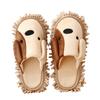 Cartoon Dog Lazy Mop Slippers Unisex Microfiber Cleaning Floor Dusting Slippers Detachable Mopping Shoes Household Tools