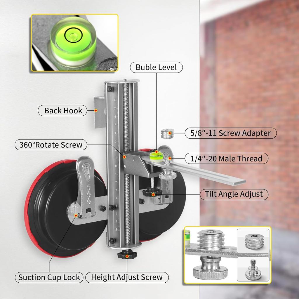 Professional Measure Tripod Stand Aluminum Measure Support Heavy Duty Measure Holders Easy Adjusting Measure Tripod Stand