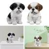 Exquisite Puppy Sculptures Simulation Garden Ornament Interior Accessories Dog Adornment  Bedroom