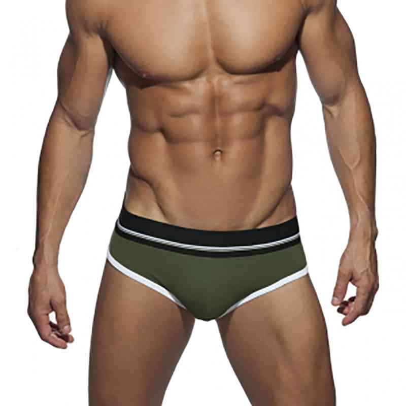 

Мужские сексуальные шорты с низкой талией плавательные трусы бикини купальники полосатые плавки купальники пляжное нижнее белье