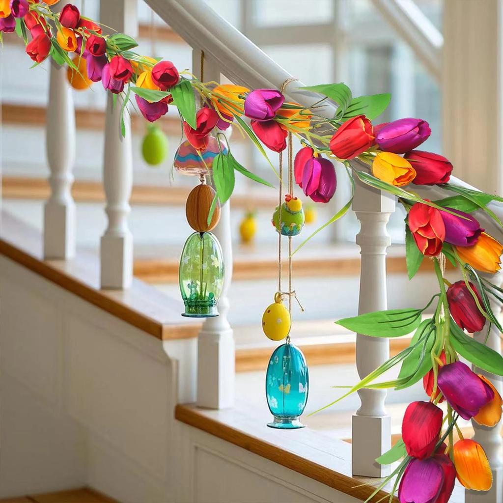 Artificial Flower Vine, Fake Flower Vine, Plastic Flower, Pipe Cover, Balcony Decoration