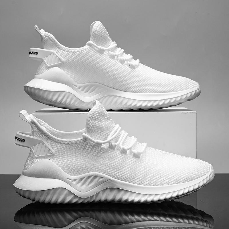 Summer 2026 Men Platform Sneakers Light Comfortable Sports Mesh Running White Casual Tennis Shoes Big Size Zapatillas Hombre