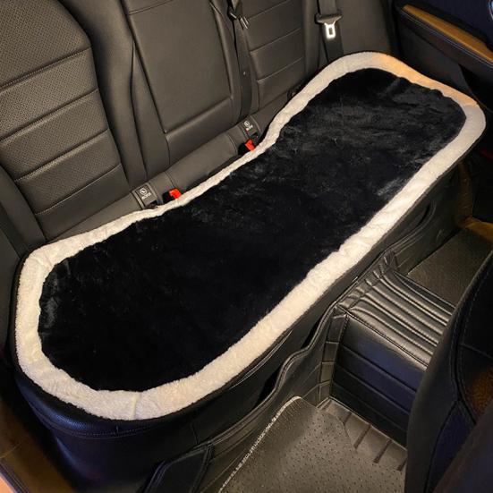 Útulný vankúš na autosedačku Zimný plyš Four Season Čiernobiely vláknitý materiál Vyhrievacia podložka Príslušenstvo vozidla