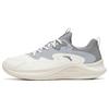Comfortable Cushioning Low Top Casual Running Shoes Men's White Gray 912445573-6
