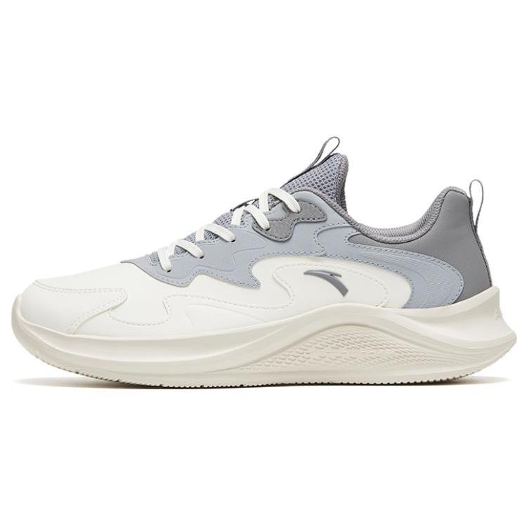 

Anta Comfortable Cushioning Low top Casual Running Shoes Men s White Gray 912445573-6 39
