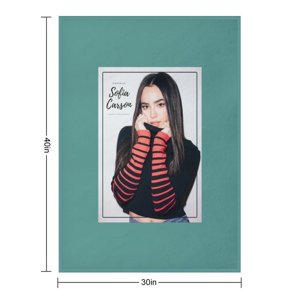 Sofia Carson Throw Blanket wednesday Bed Decorative Sofa Bed Fashionable Blankets