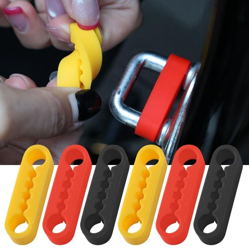 Silicone Car Door Lock Protectors Soundproofing Sound Damper Door Lock Buffer  Auto Accessory