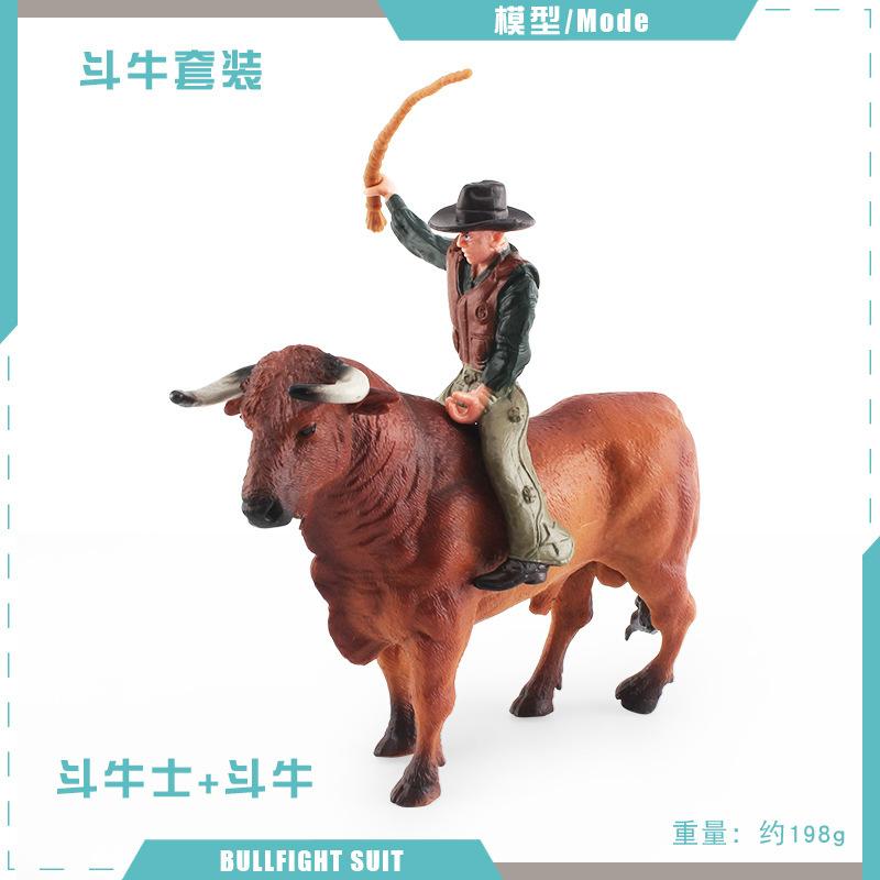 Simulation Spanish Bullfight Suit Model North African Bull Tamer Knight Decorative Static Ornament Toy