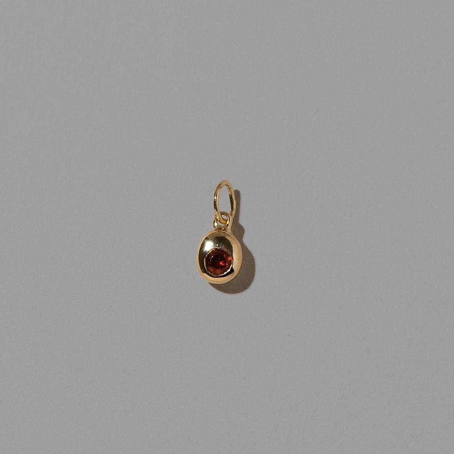 

Stainless Steel Diy Basic Live Mouth Chain Daquan 12 Birthstone Pendant Necklace Furnace Vacuum Plating 18K Gold Color Retention