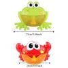 Plastics Frog Crab Bubble Machine Multipurpose Musical Bubble Maker  Boys Girls Children Kids