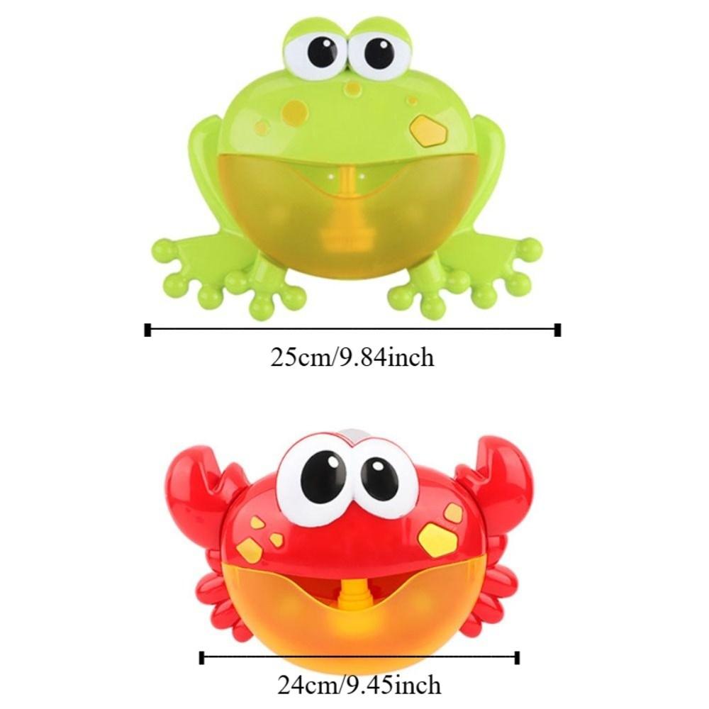 Plastics Frog Crab Bubble Machine Multipurpose Musical Bubble Maker Boys Girls Children Kids