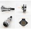 WEIPU WY48 TI+ZG IP67 5pin 7pin 20pin 27pin 38Pin 42Pin Industry Aviation Automotive Connector Adapter Male Female Plug Socket