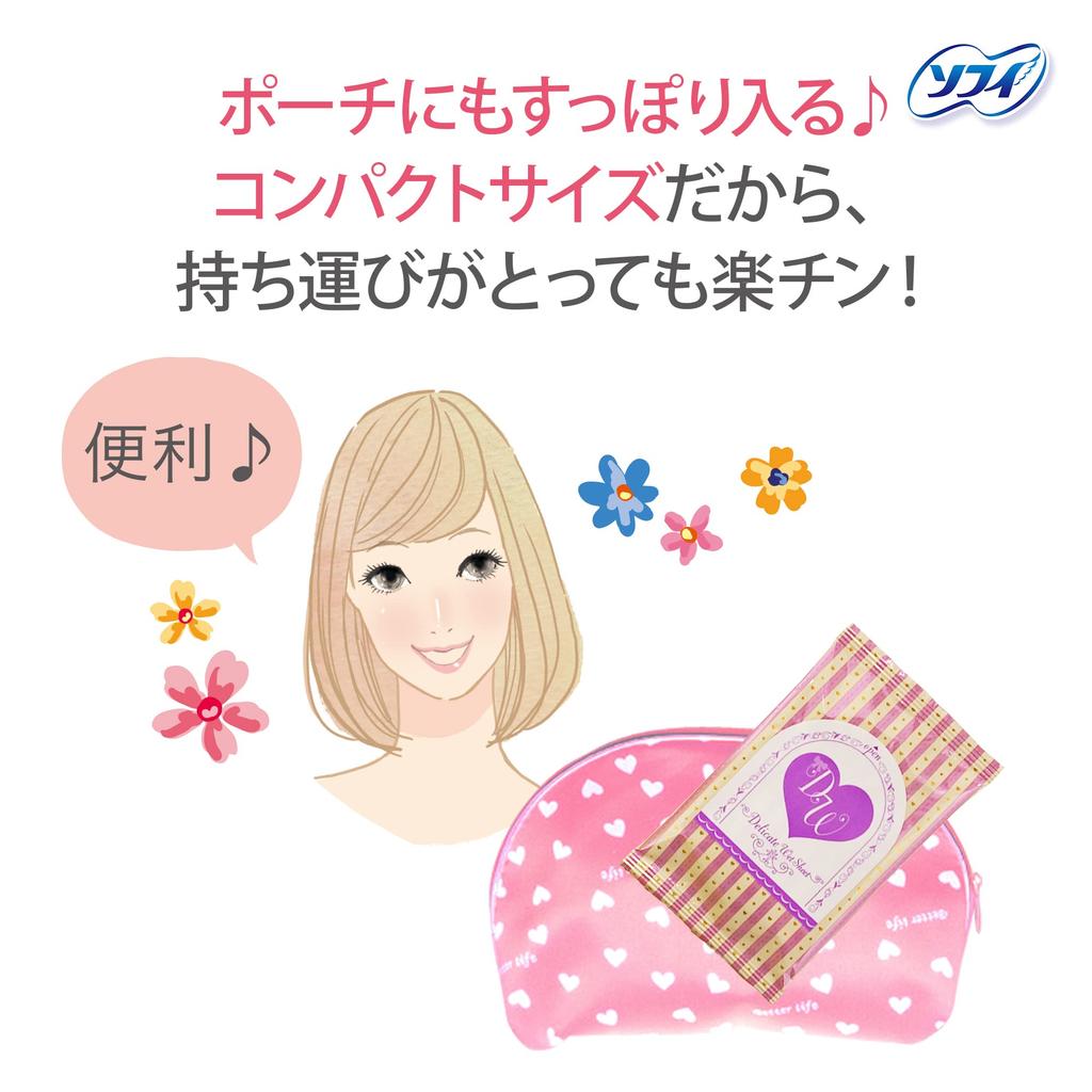 Sofy Delicate Wet Flushable 6 Sheets X 2 Packs Type,