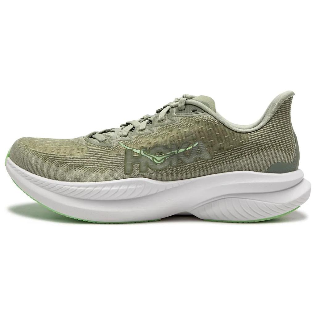 new HOKA ONE ONE MACH 6 Abrasion Resistant Low Top Training Running Shoes Men's Cyan