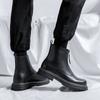  Designer Men's Boots Fashion Trend Genuine Leather Shoes Party Nightclub Dresses Cowboy Chelsea Boot Platform Ankle Botas