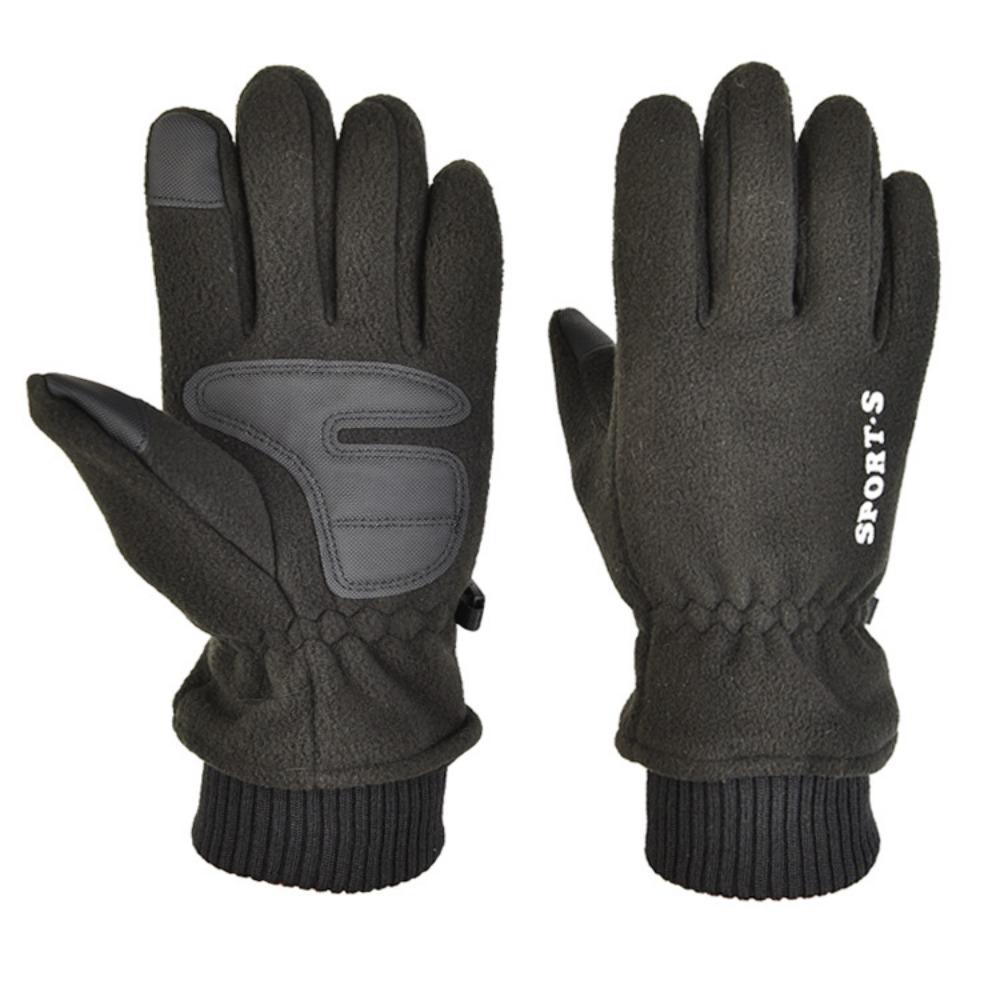 

Новые уличные термоперчатки с сенсорным экраном one size fits all чёрный