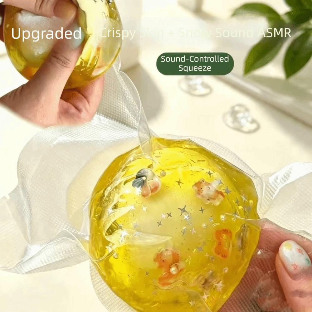Shapable Wax Crunchy Squishy Satisfying Sound Sensory Fidget Ball Crispy Squishy Ball Kids Adults