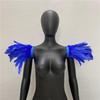 Gothic Halloween Masquerade Feather Shawl Costume Accessory