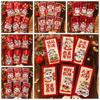 6pcs Chinese Style 2025 Snake Year Red Envelopes Good Lucky Red Packets  Spring Festival Supplies