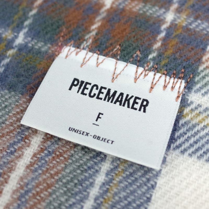PIECEMAKER CHECK BLEND MUFFLER S (BROWN)