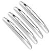 4pcs Car Door Edge Guards Trim Cover Strip Corner Bumper Anti Collision Scratch Protector Gray