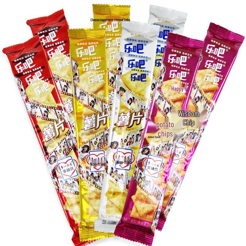 Lebar Non-Fried Potato Chips Multi-Flavor Pack 400g