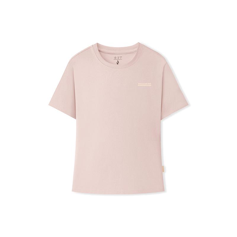 Skechers Breathable Comfortable Soft Moisture-Wicking Regular T-Shirt Women tops L226W101-03PF S