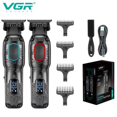 Salón de Peluquería Cortapelos Eléctrico Nuevo de Alta Calidad Pantalla Digital LCD Cuerpo Metálico Cortapelos de Aceite Dedicado para Hombres Motor Sin Escobillas Larga Vida