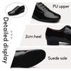 Męskie buty do tańca na niskim obcasie o 2 cm Nowoczesne buty do tańca towarzyskiego Buty do tango Taniec na świeżym powietrzu