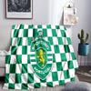 Sporting football Crest Throws Blanket Flannel Blankets Plush for Couch Bed Gifts for Men Women Travel picnic blanket Christmas fan gifts