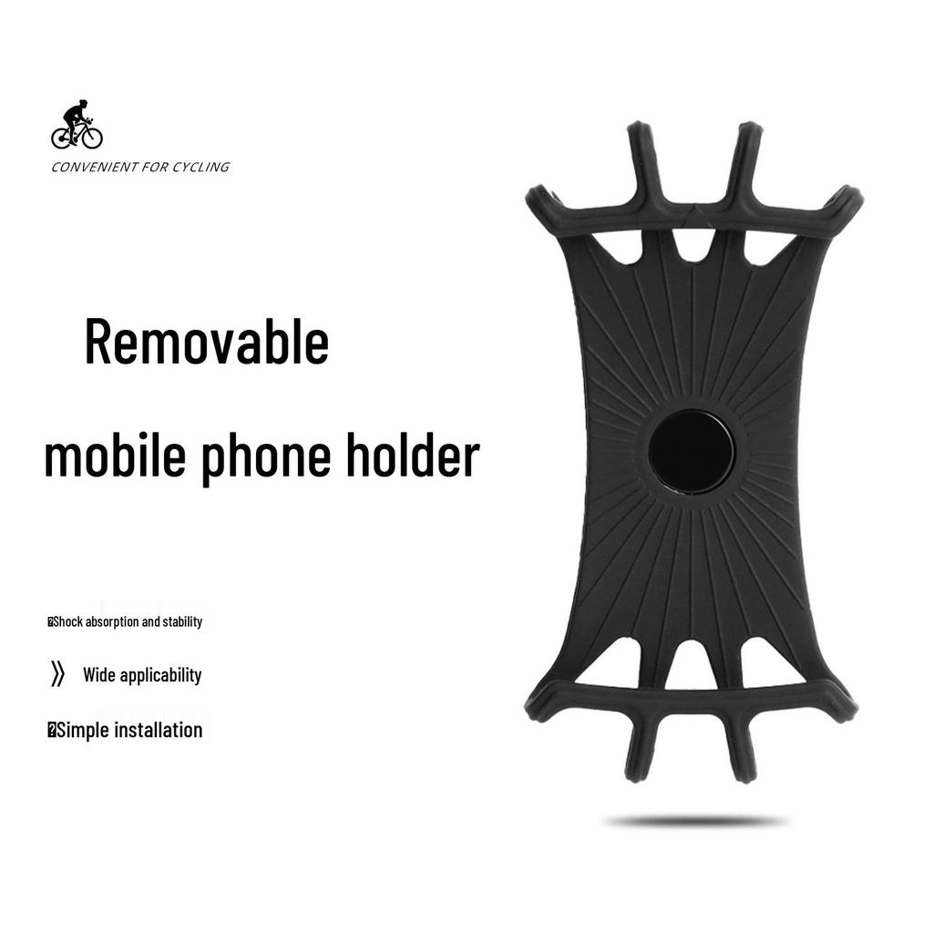 Universal Silicone Phone Holder for Bicycles, Scooters, and Motorcycles