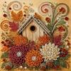 Halloween DIY Malowanie Diamentami Samoprzylepny Kreskówkowy Dynia Malowanie Perłami Styl Ins Dekoracja Sypialni Obraz