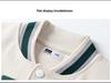 Korean Style Kids' Letter Stand Collar Baseball Jackets for Spring & Autumn