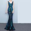 Women's Long Formal Evening Dress Party Prom Dresses Gown Cocktail Seuqin Mermaid Dress
