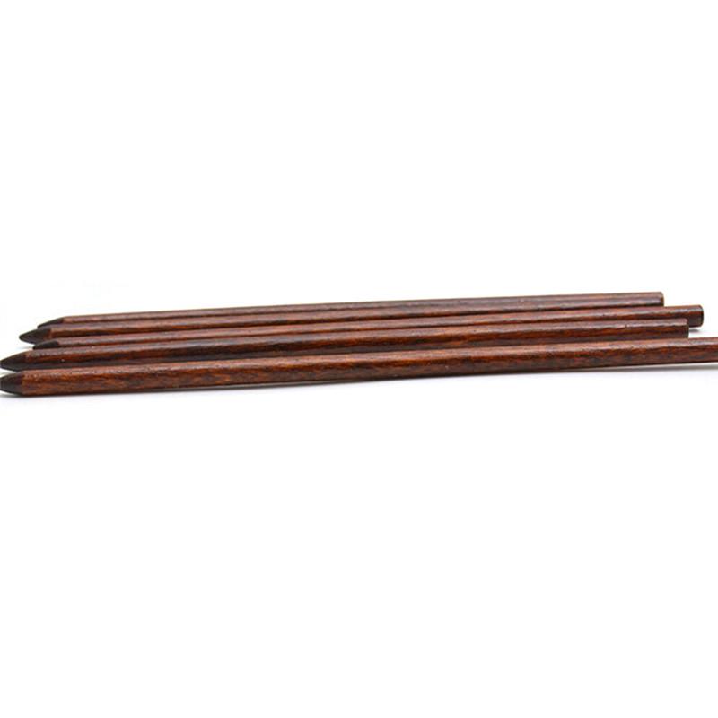 10 Pcs Traditional Carved Ebony Wooden Hair Pin Stick Original Retro Women Lady