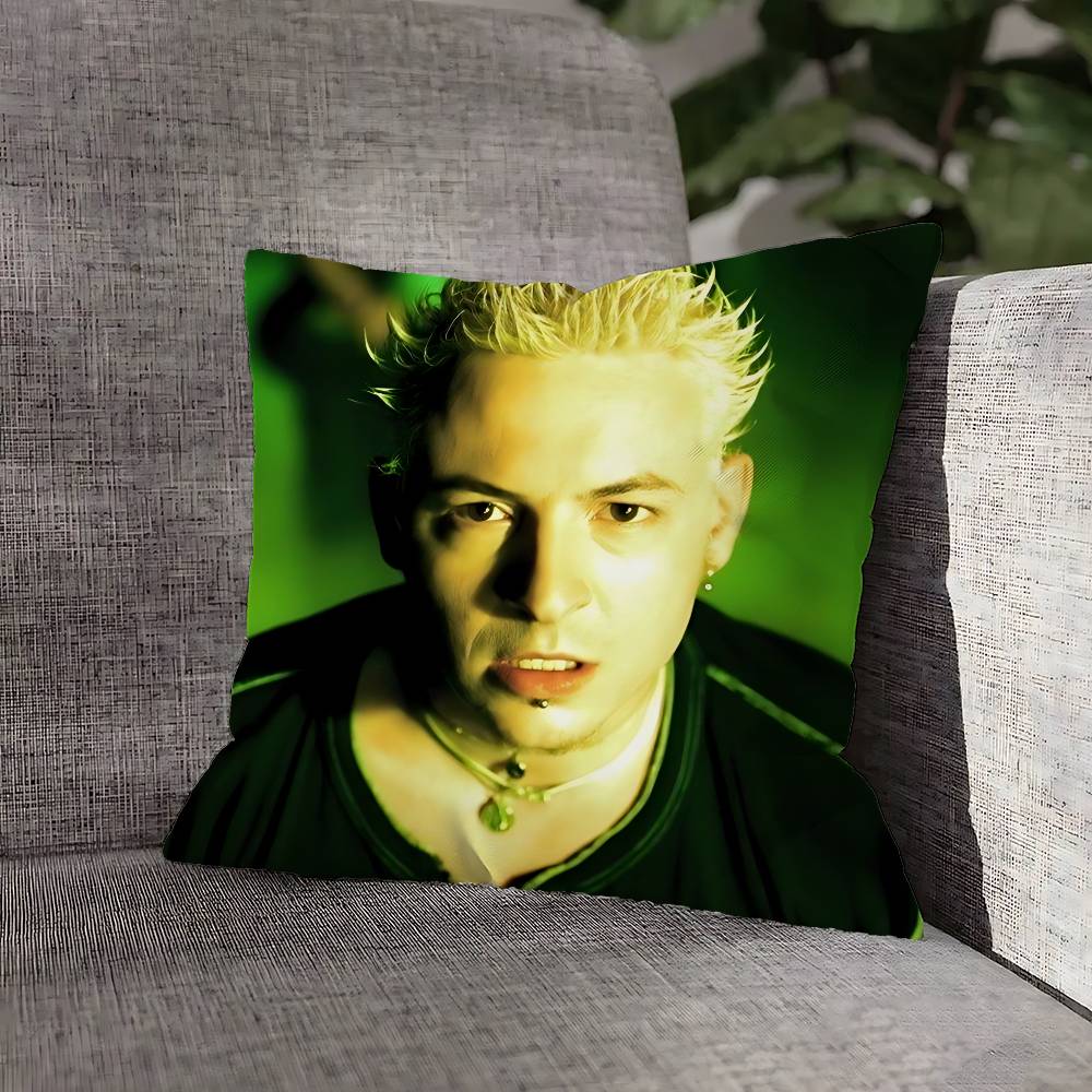 Чехол на подушку C-Chester Rock B-Bennington для 45x45см 40x40см 30x30см 50x50см 55x55см Квадратный домашний чехол на подушку 12x12Inch