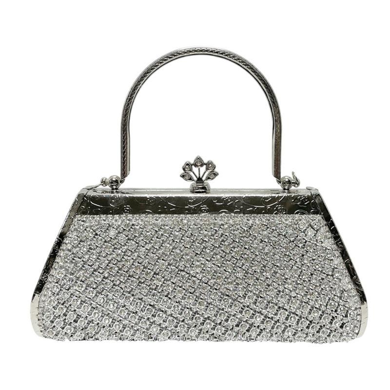 A Fashionable and Elegant Handbag for Ladies, A Chain Crossbody Bag, and A Diamond-encrusted Hand-held Bag