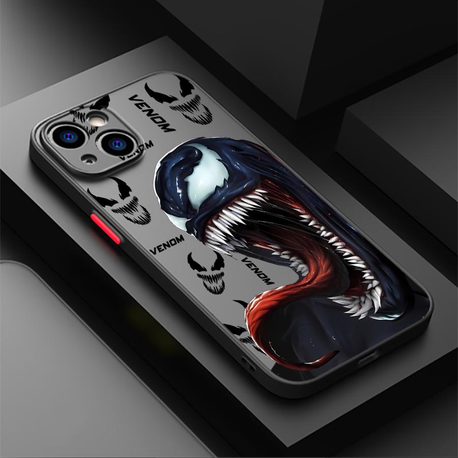 Marvels Spider-Man Venom Rückseite Handyhülle für iPhone 17 Pro Max 17e Air 7 8 SE 14 XS XR 13 Mini 12 16 Plus 11 15