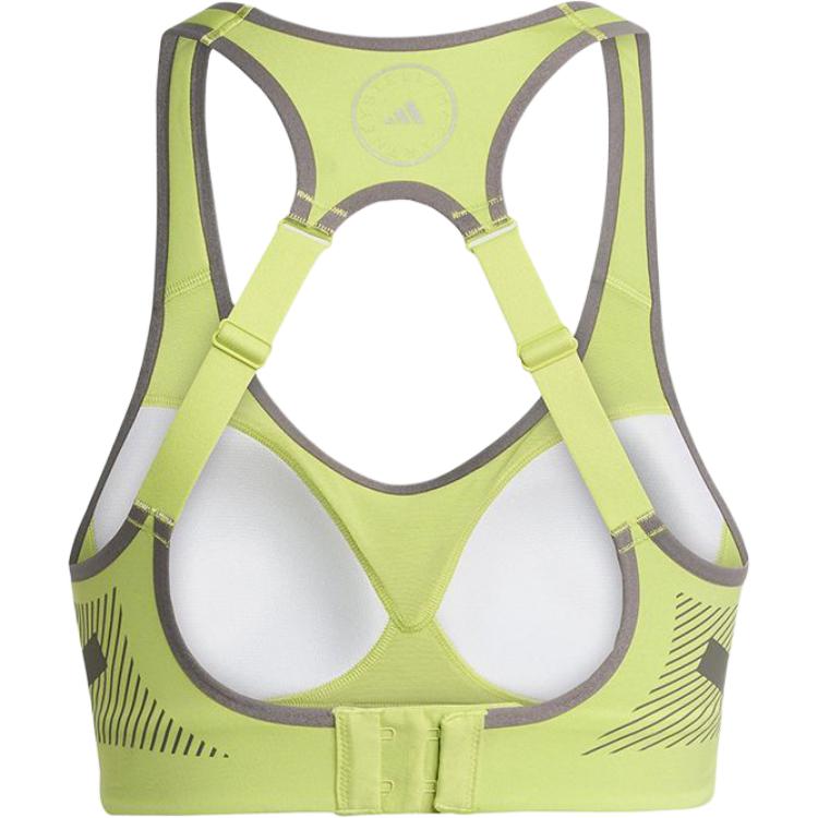 Adidas Color Block Round Neck Sports Bra Women Sports Bra Fluorescent-Green JJ0140