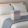 Rhomboid Pattern Summer Cooling Blanket Bamboo Fiber Sofa Throw Blanket  Adults