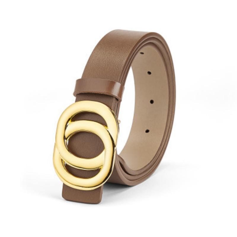 

Women S Belt Dress Smooth Buckle Women S Belt Skirt Decorative Women S Belt Versatile Thin Belt 105cm