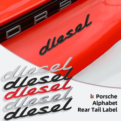 3D ABS Dlesel Schriftzug Auto Heckklappe Plakettenaufkleber Autostyling Emblem Aufkleber Zubehör