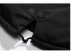 Men's Long Cotton Coat with Big Fur Collar, Thickened, 2018 Fashion.