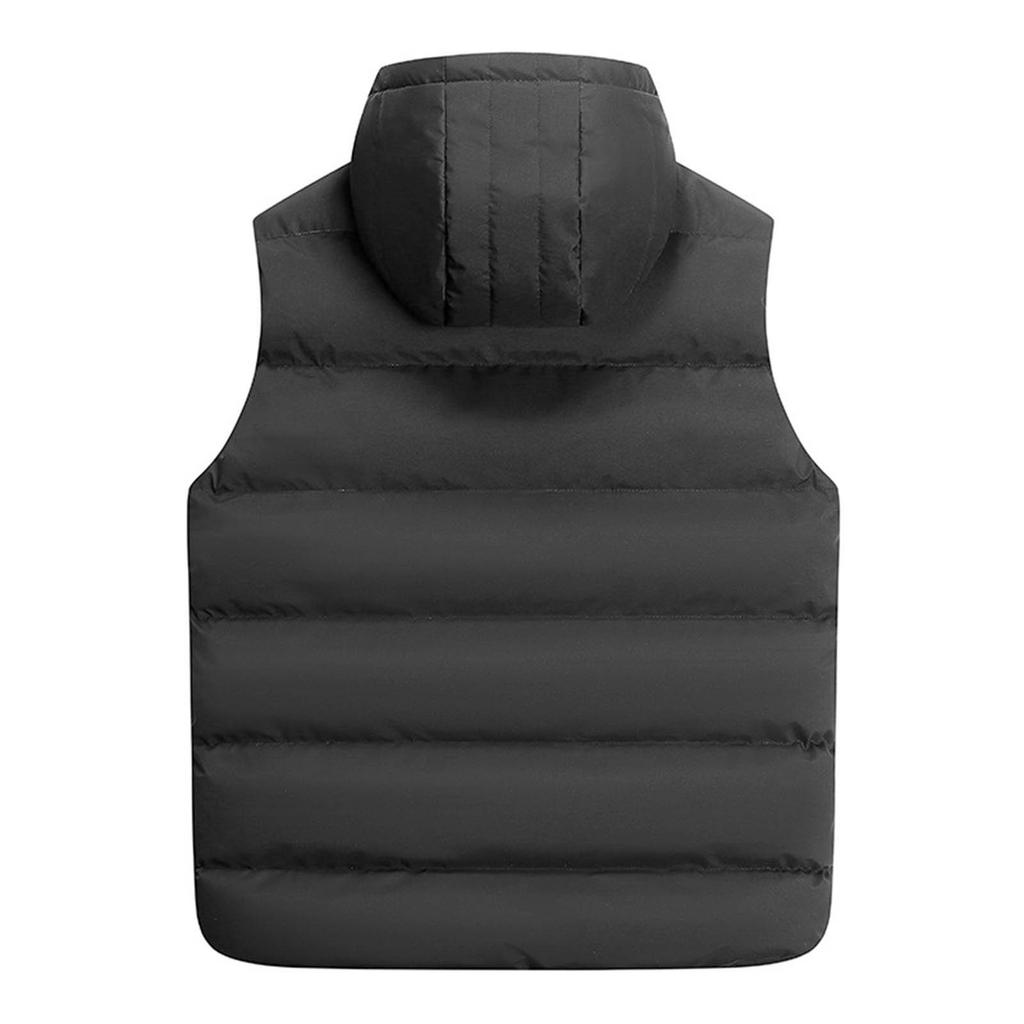 Casual Men'S Vest Men'S Loose  And Winter Warm Down Cotton Vest Coat