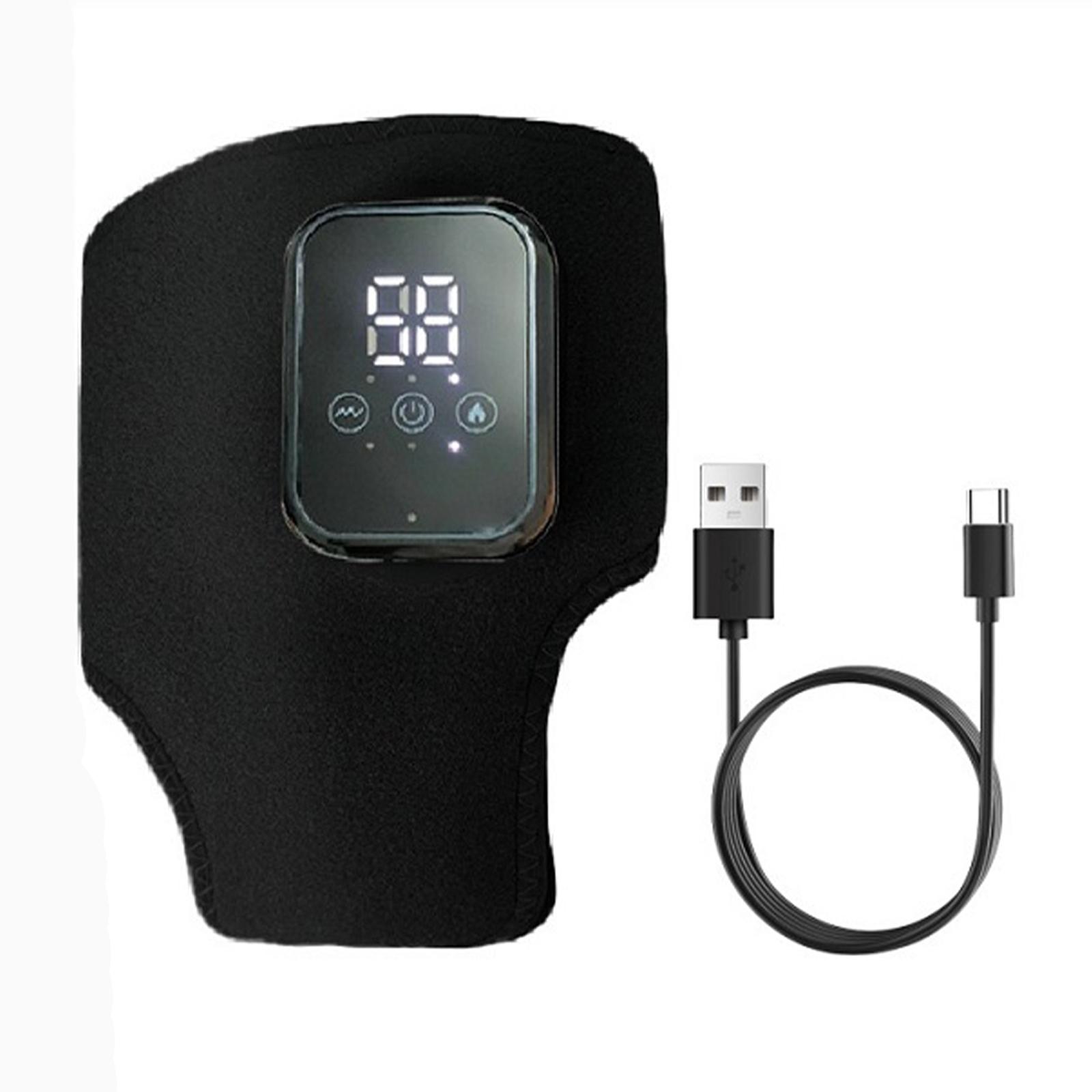 

Ankle Massager with 3 Heat Level Heating Pad Cordless Foot Massager for Ankle Discomfort Ease чорний