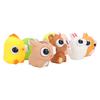 8pcs Cartoon Squeeze Toy Eyes Opening Stress Anxiety Relive Animal Squeezing Sensory Toy for Kids