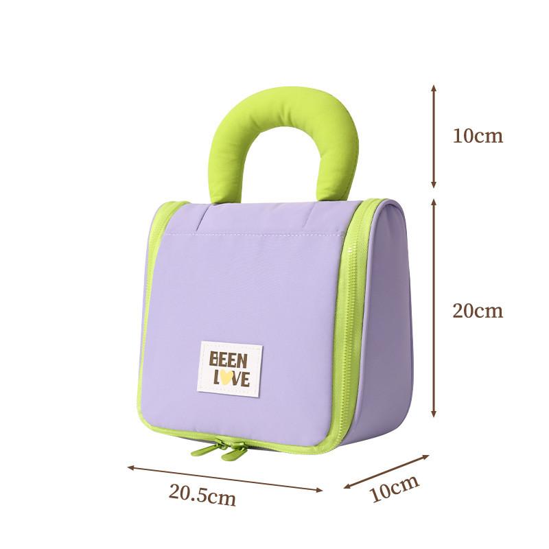 Cotton Candy Makeup Bag With Large Capacity Portable Handheld For Travel And Storage
