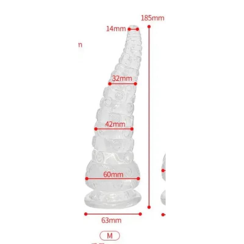 S/M/L False Penis Octopus Feet Penis Monster Tentacles Anal Insertion Female Vaginal Clitoral Stimulator Sexy Male Gay Adult Toy