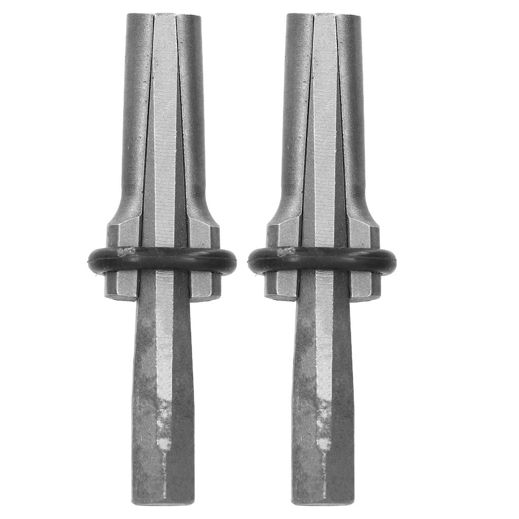 2PCS Heavy Duty Plug Wedges 14mm Stone Splitter High Speed Steel Rock Stone Splitter Splitting Tool